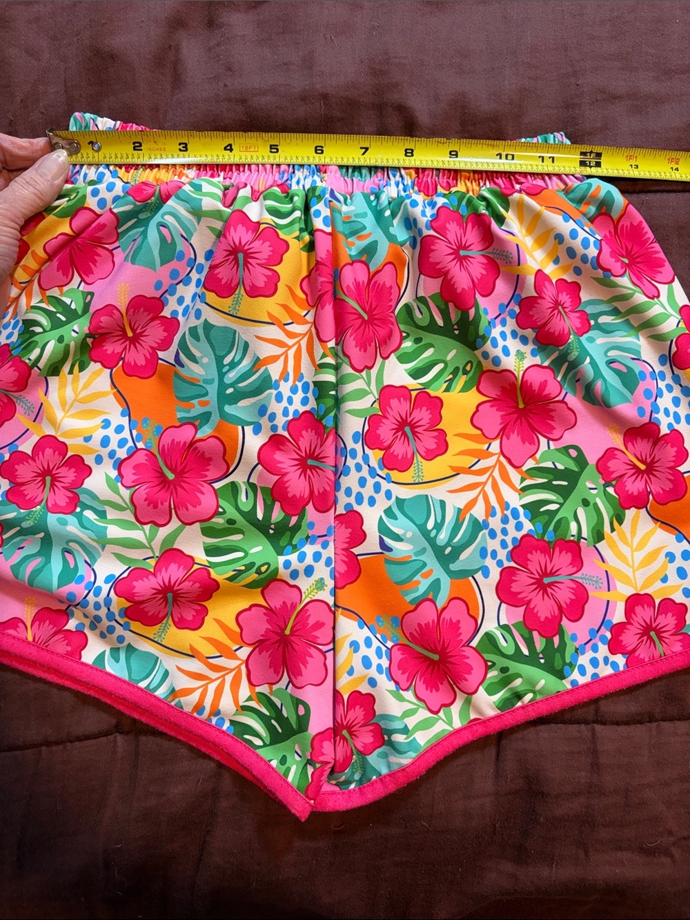 Hawaiian Print Gym Short by Jess Lea Brand. EUC! - Picture 9 of 15